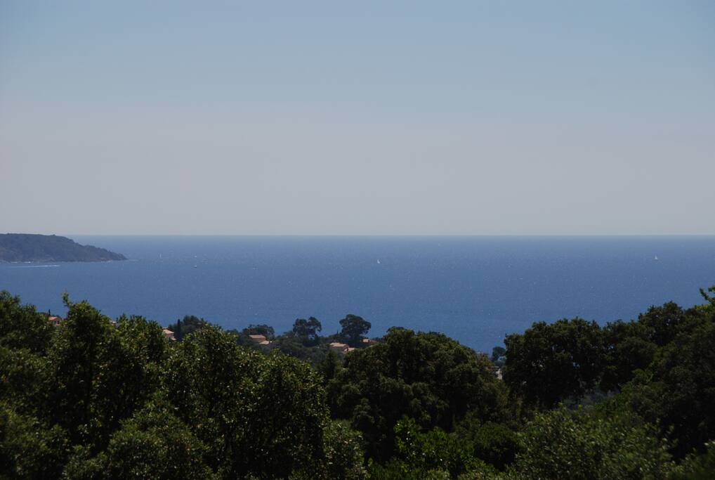 La superbe vue mer de la maison