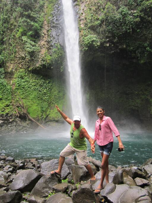 la catarata y su naturaleza