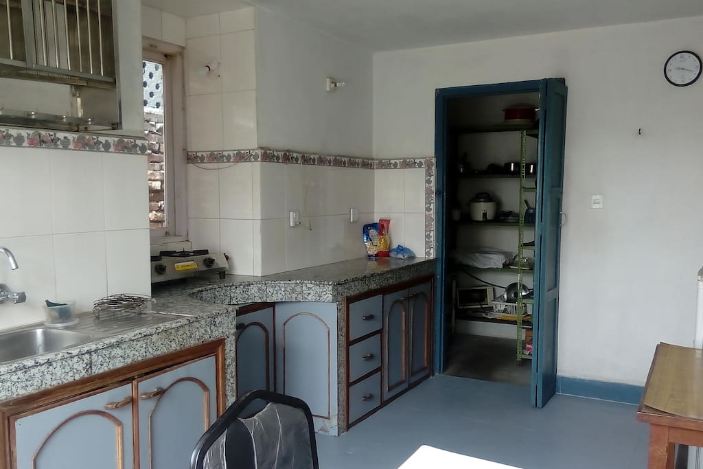Shared kitchen with pantry