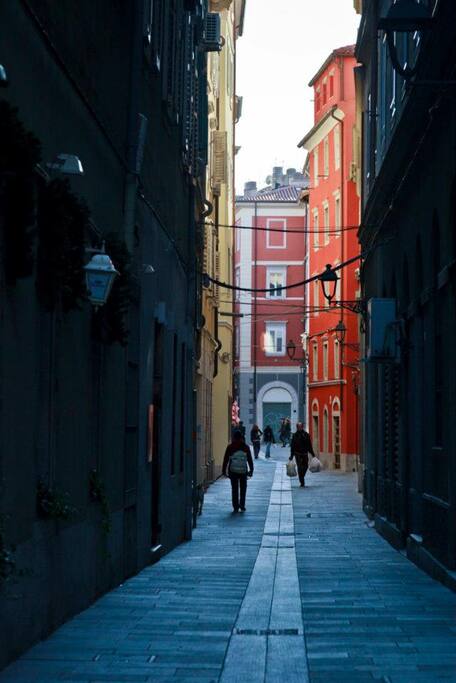 Palazzina rossa di via Pescheria nota come Il Metro Cubo
