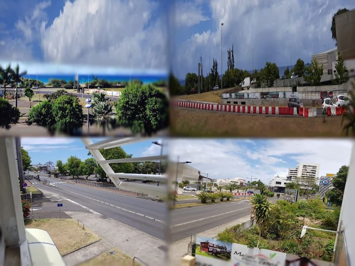 Beautiful furnished studio in Champ Fleurie sea view Apartments for