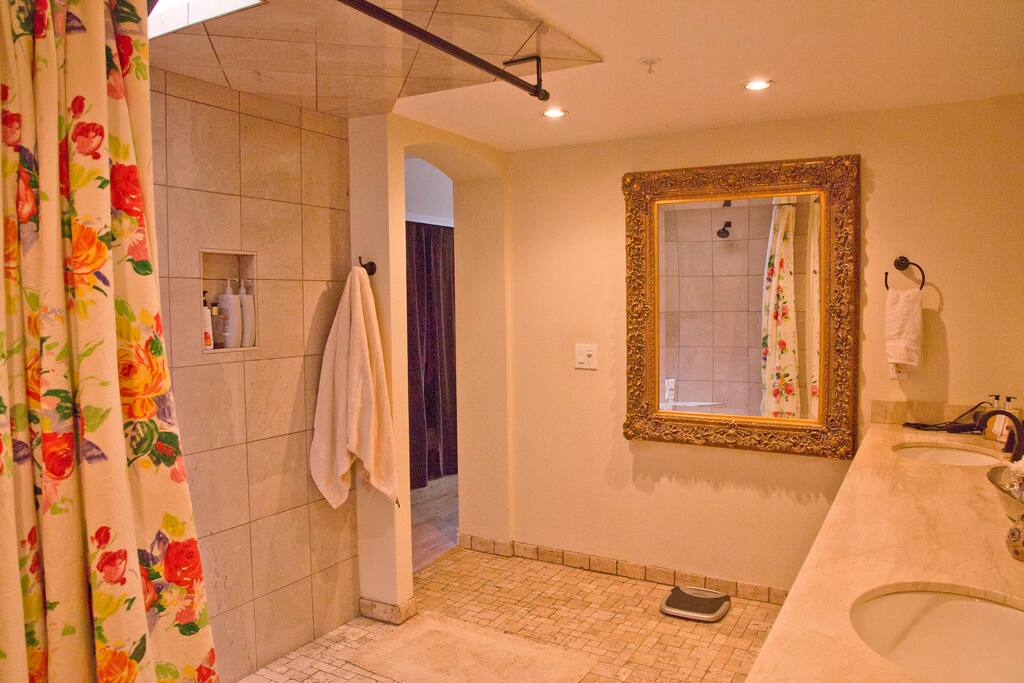 Master bathroom.