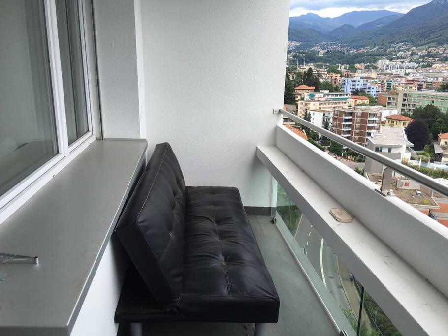 Sofa on balcony
