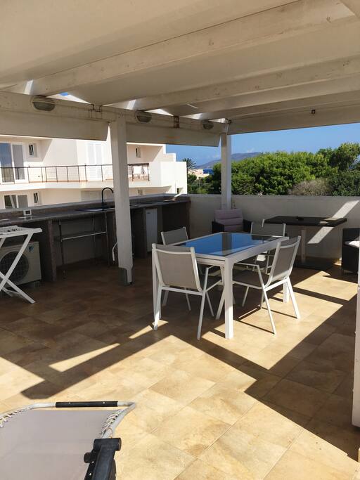 Terrazza attrezzata
