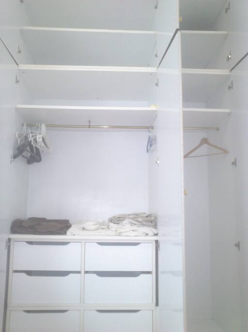 Probably the biggest wardrobe in a single room in Barcelona