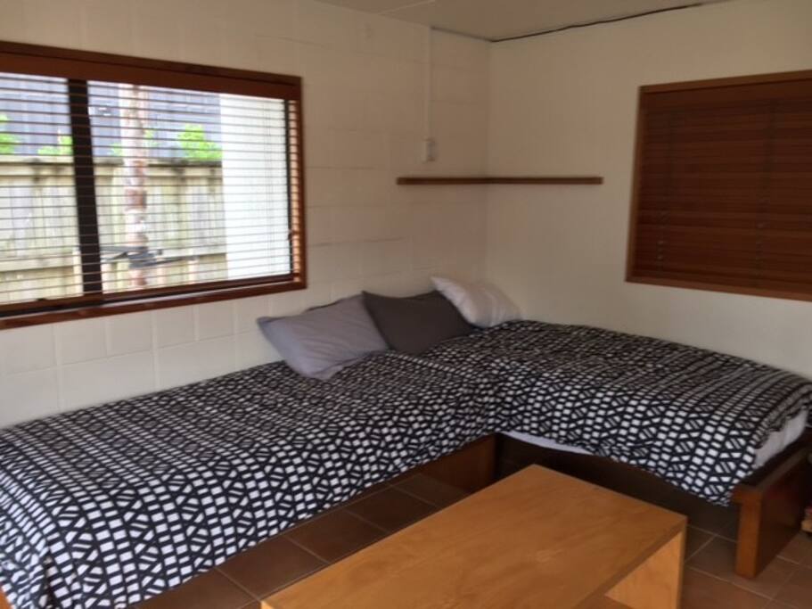 Kids area with 2 beds
