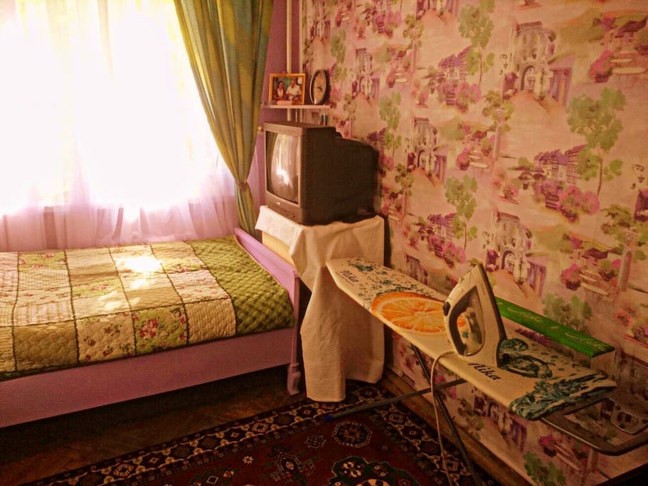 You can use TV, the iron, the ironing board