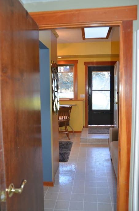 Hall looking out