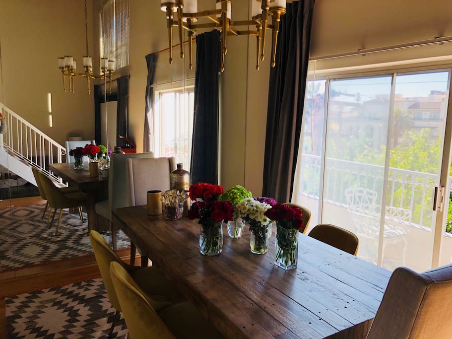 The dining room