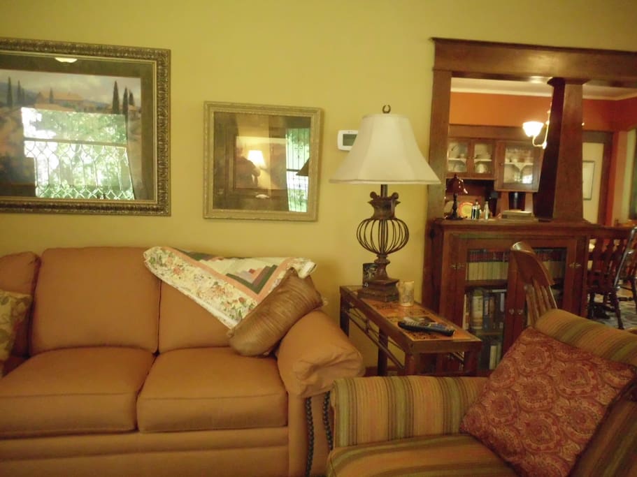 Plenty of room to kick up your feet.