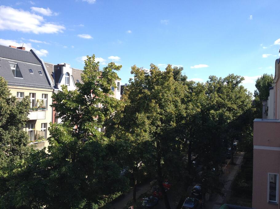 Great peaceful and green view from balcony