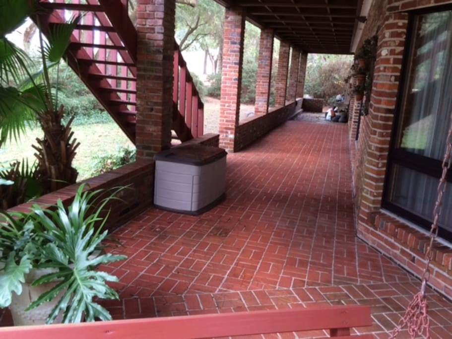 Each Bedroom and Family Room have glass doors accessing patio.