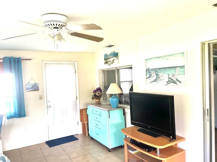 Close To The Beach-leaning Palm Tree-4ktv, Updated - Holiday, FL