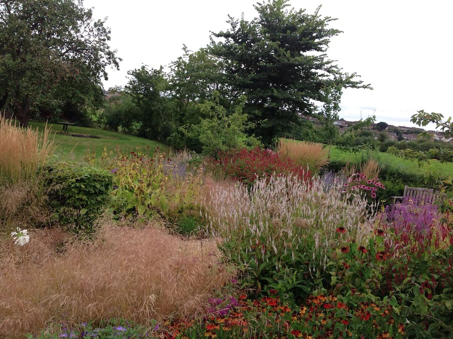 Very tranquil, beautiful garden to relax in.