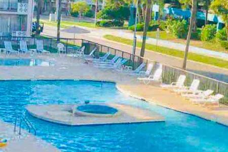 Amazing condo across the street from the beach