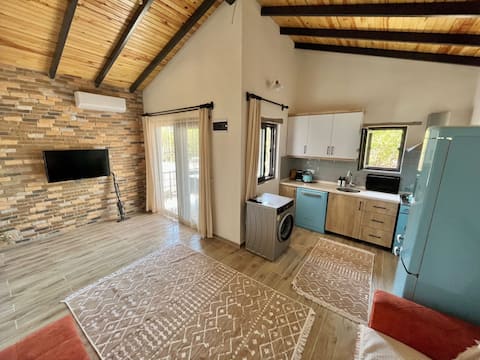 Popular Airbnb listing: 30 meters to the sea, deep blue house in Datça