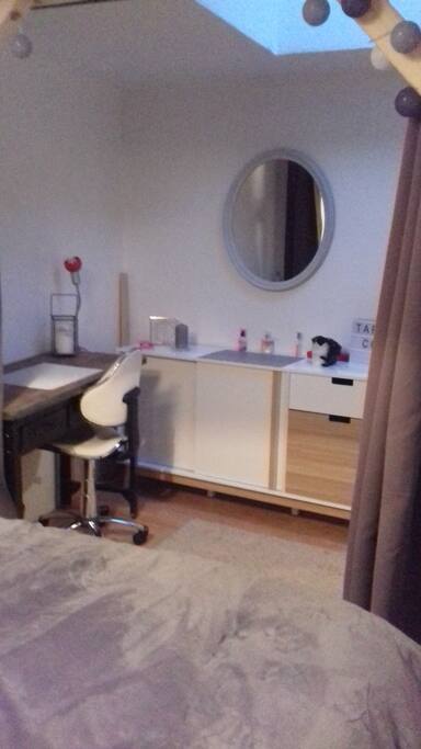 coin bureau dans la chambre