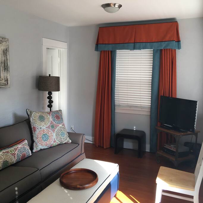 Living room with sleeper sofa