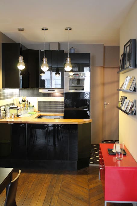 the kitchen where you can cook a meal