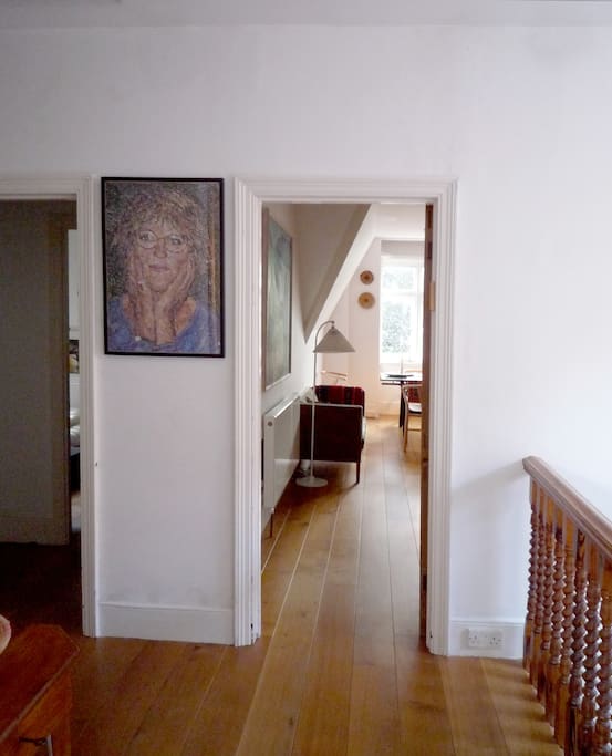 View from hallway into living-room.