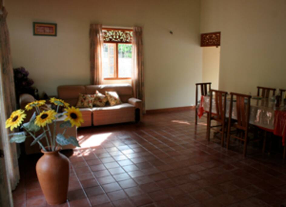 The dining room