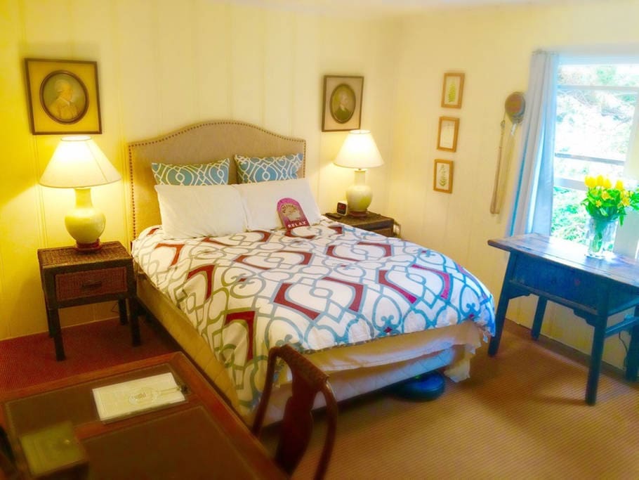 Upstairs bedroom oasis.
