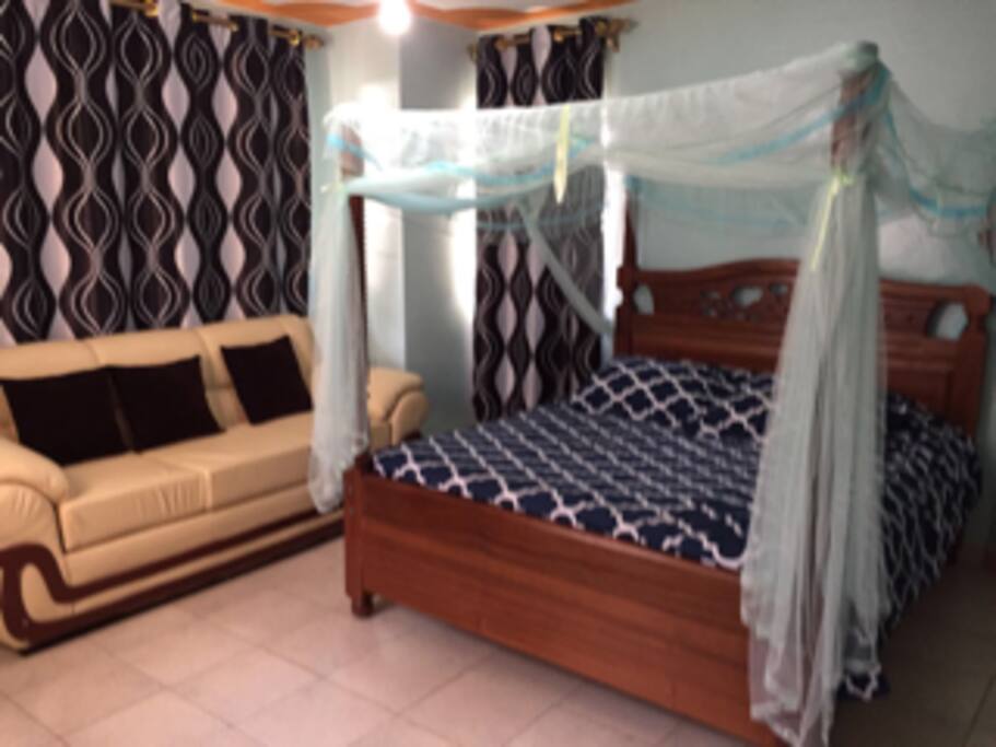Sample bedroom. All bedrooms are spacious with private facilities.