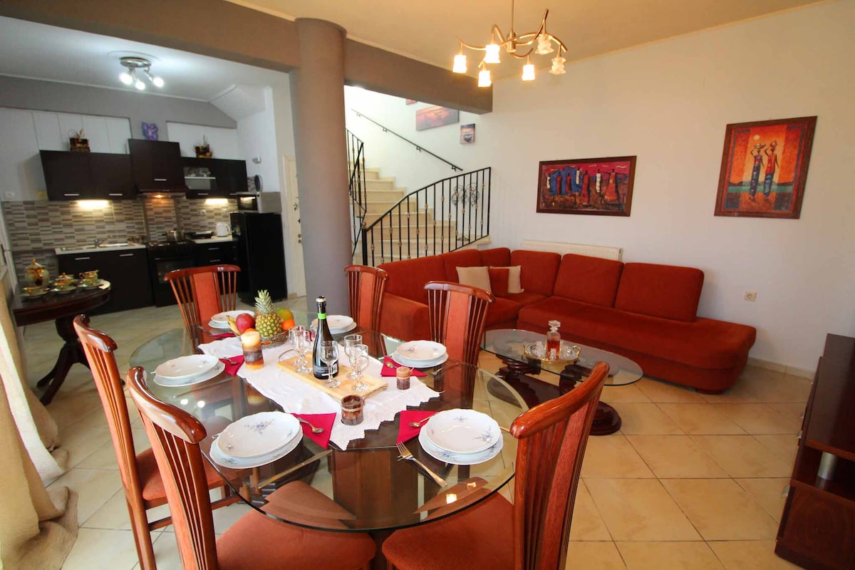 Bývanie Natasy Agios Ioannis Karousades