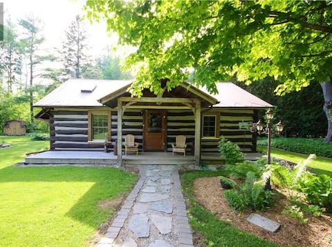Cozy Log Cabin-  Walk to Lake Huron!