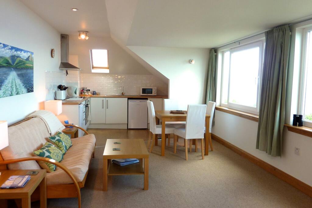 Living/Dining/Kitchen area