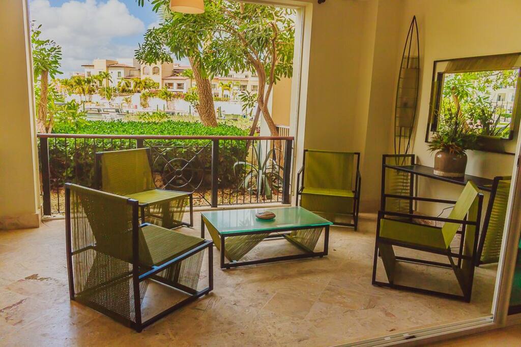 Rincón de la terraza dentante de la Marina