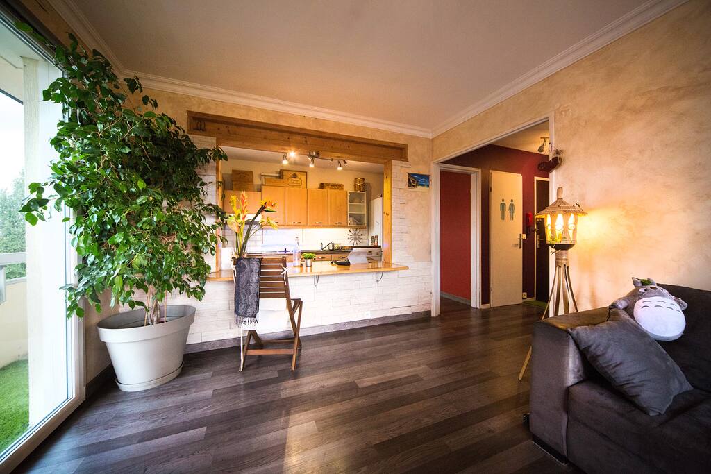 Bienvenue au Jules Verne : appartement cosy et chaleureux ! :) #tramway #downtown #railroad station