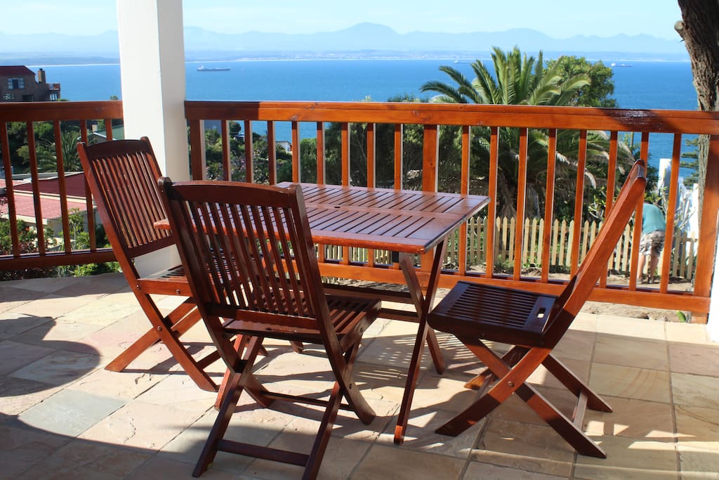 Sea view patio