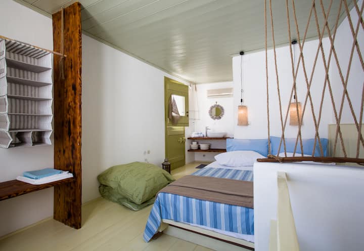 dormitorio principal en el piso