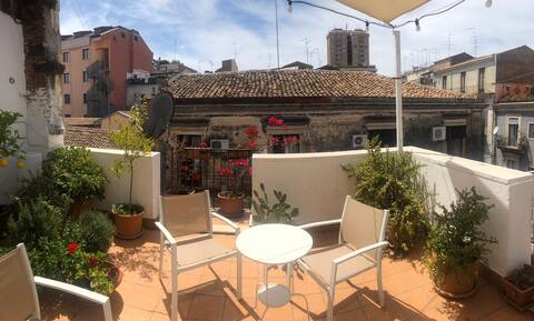 Cozy central aparment with roof terrace