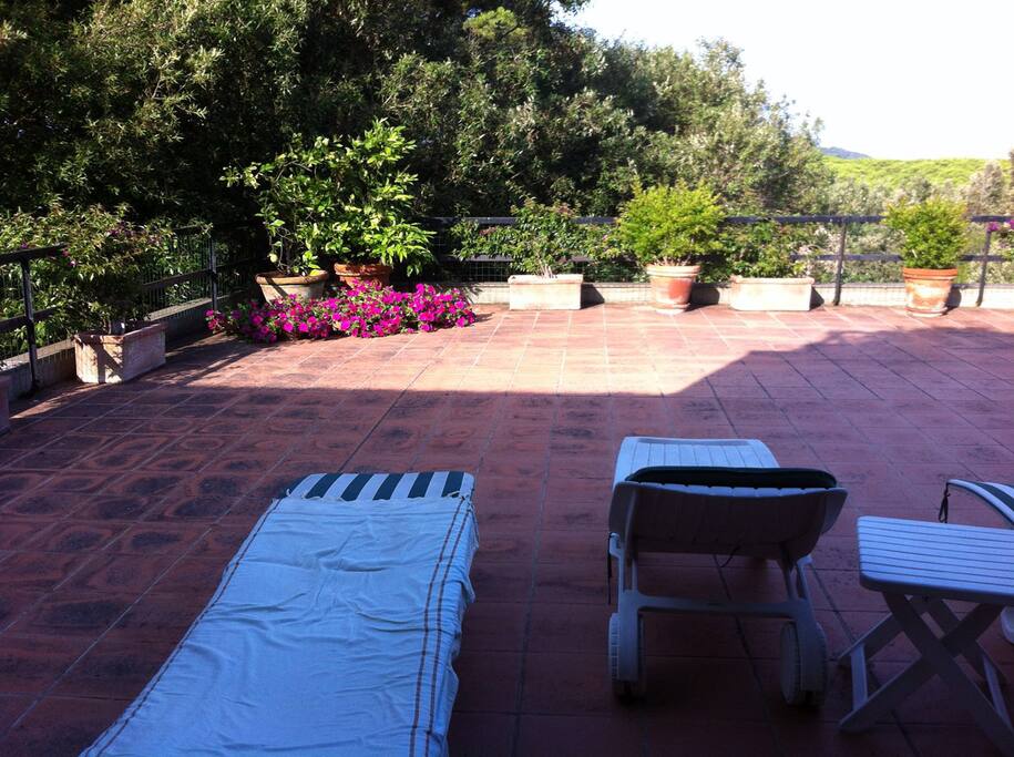 Terrazza interamente di proprieta