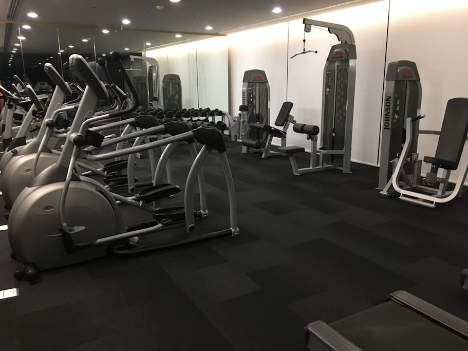 free gym in the top floor