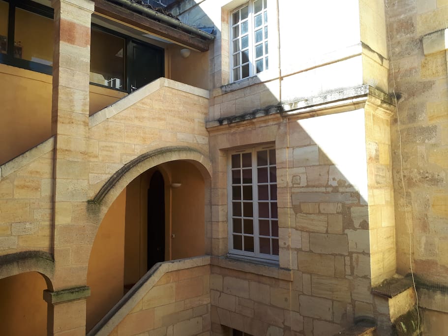 The courtyard