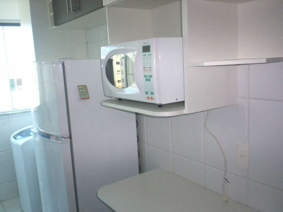 Geladeira, Máquina de Lavar e Microondas