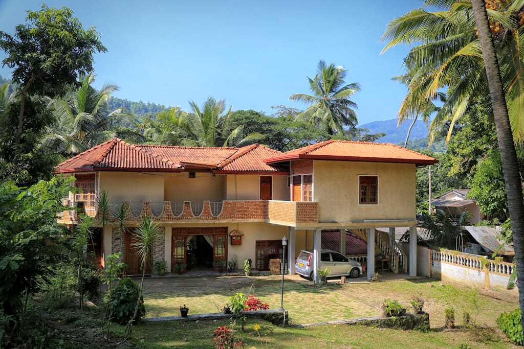 The surrounding and the greenery that the guest could enjoy