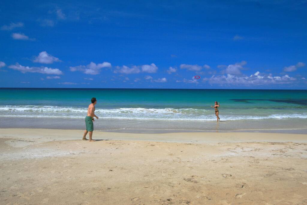 access to 5 beautiful white sandy beaches