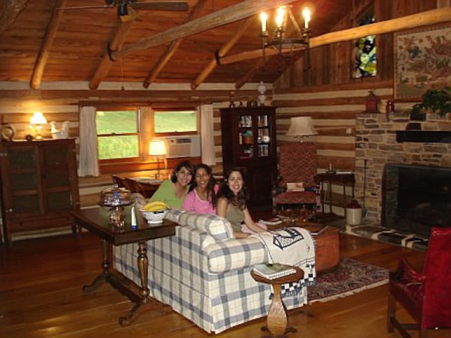 Enjoy the Great Room with it's stone fireplace