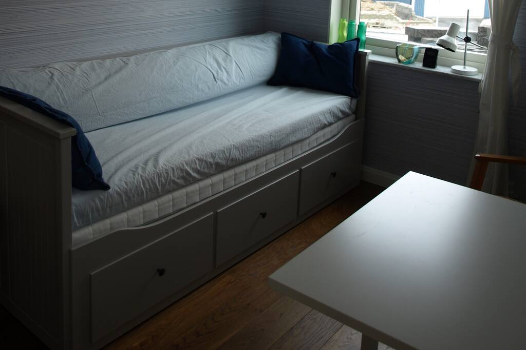 Sovrum med dagbädd, bäddmått 160 cm