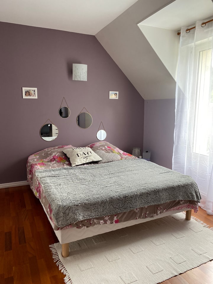 الطابق الأول - غرفة النوم الوردية 160