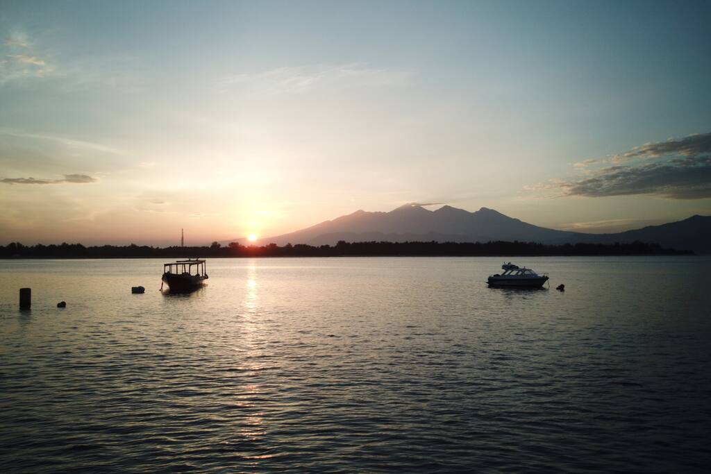Sunrise in Front of the Lumbung