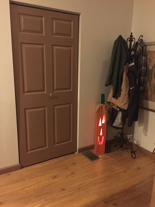 Entry way to our home