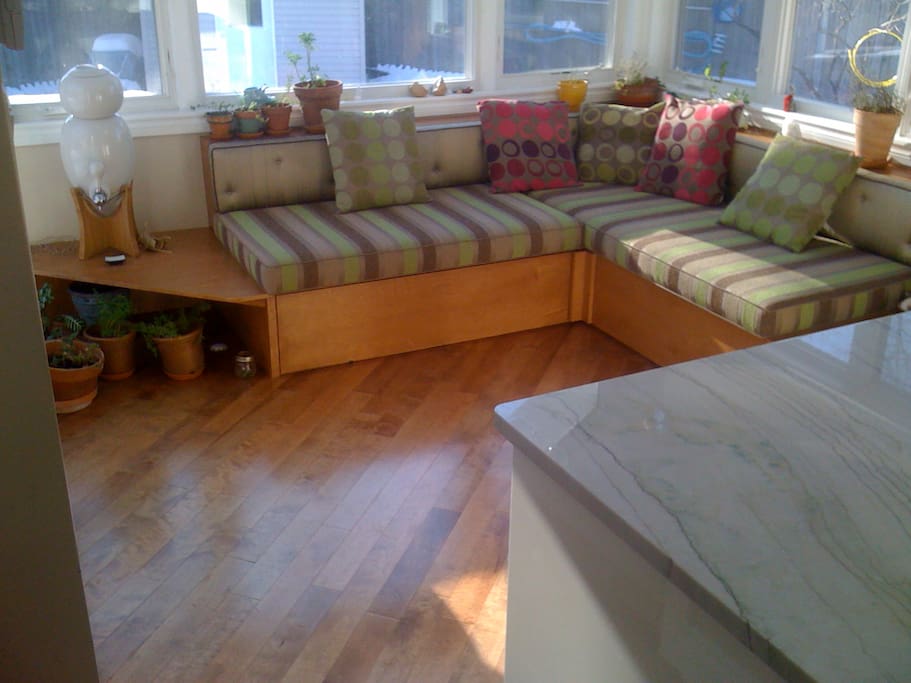 Enjoy a morning coffee in the lounge solarium
