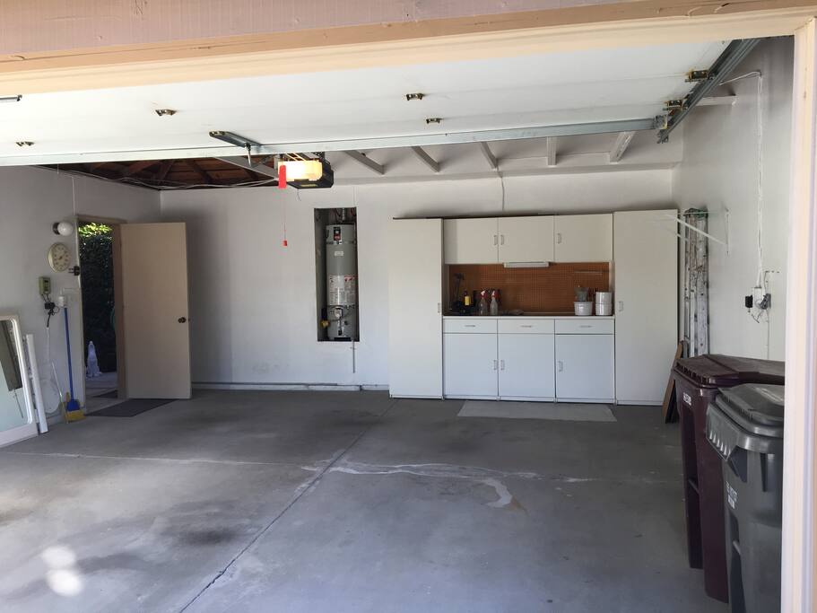 Two car attached garage