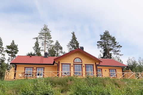 Successful Airbnb property: Orsa Lakeview, new 2021, 93 sqm between Orsa and Mora in Orsa