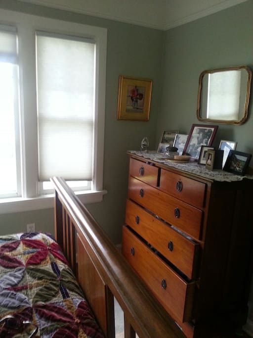 dresser in bedroom